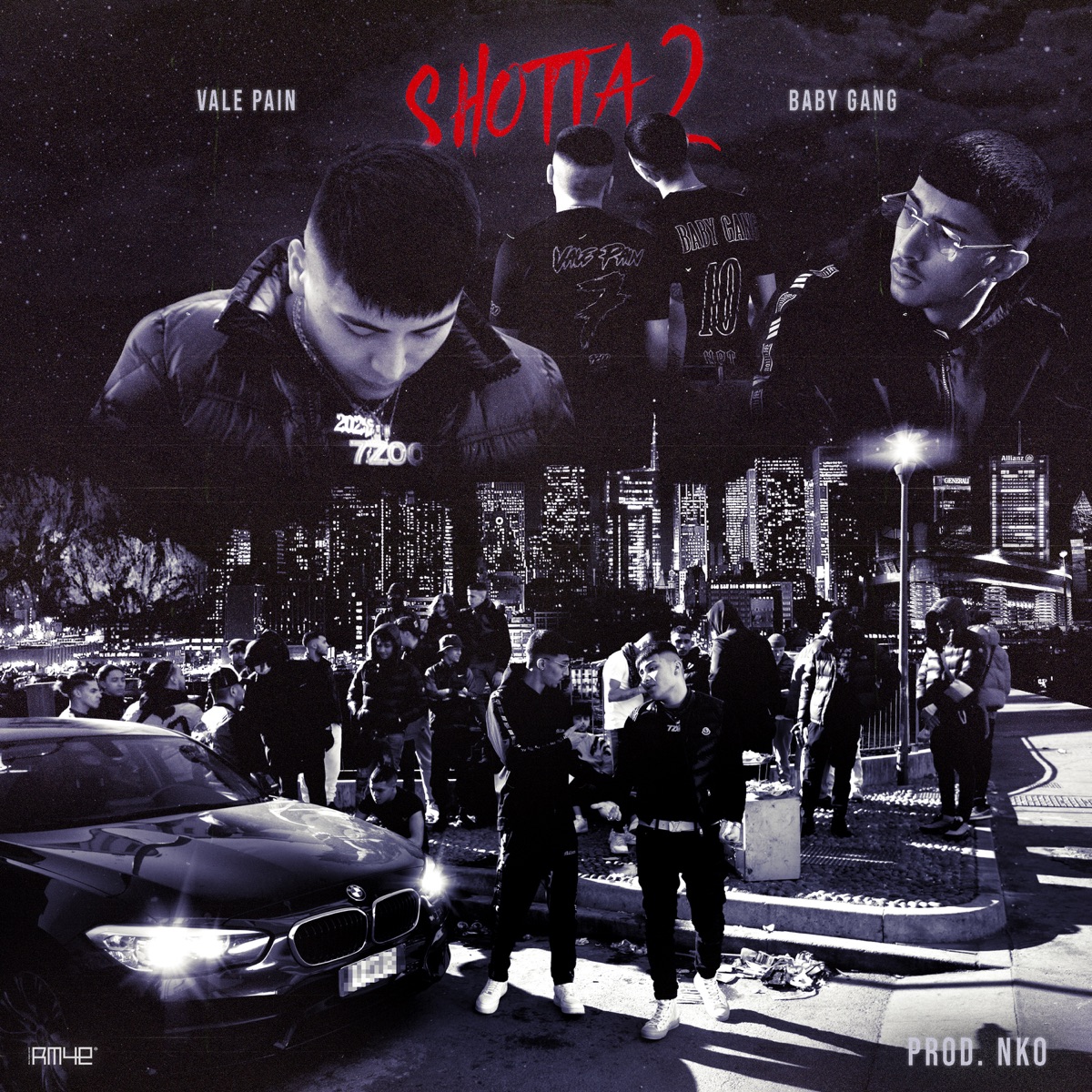 Shotta 2 (feat. Vale pain, Baby Gang & Nko) - Single by SEVEN 7oo album cover