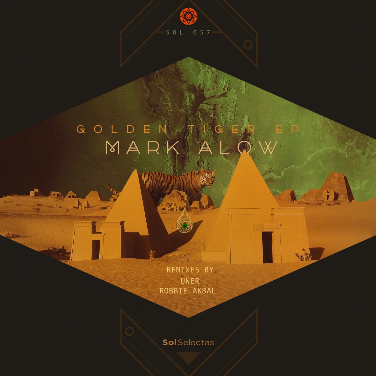 Golden Tiger by Mark Alow, Robbie Akbal & Uner album cover