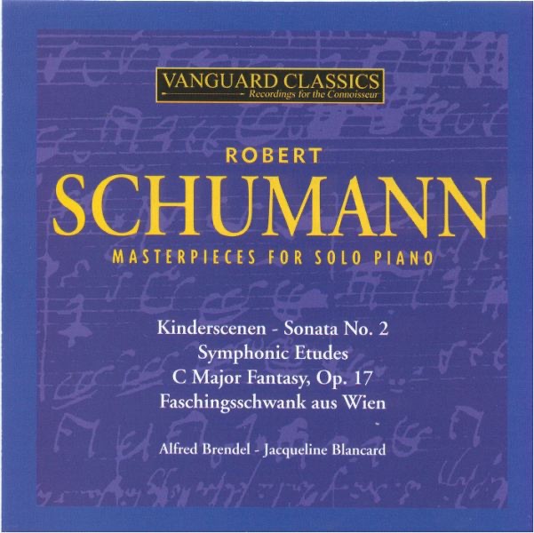 Schumann: Masterpieces for Solo Piano by Alfred Brendel & Jacqueline Blancard album cover