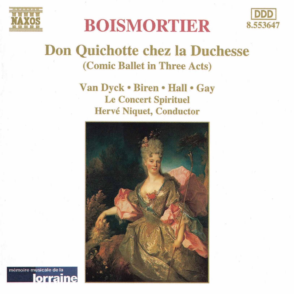 Boismortier: Don Quichotte Chez La Duchesse (Don Quixote at the Duchess') by Stephan Van Dyck album cover