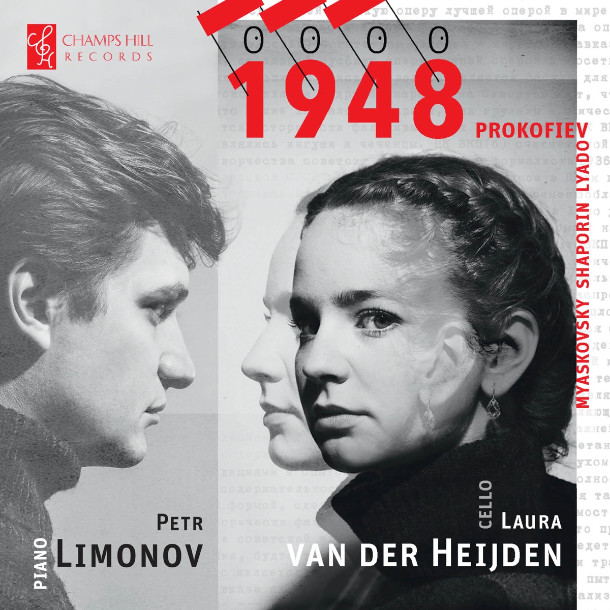 1948: Russian Works for Cello & Piano by Laura van der Heijden & Petr Limonov album cover