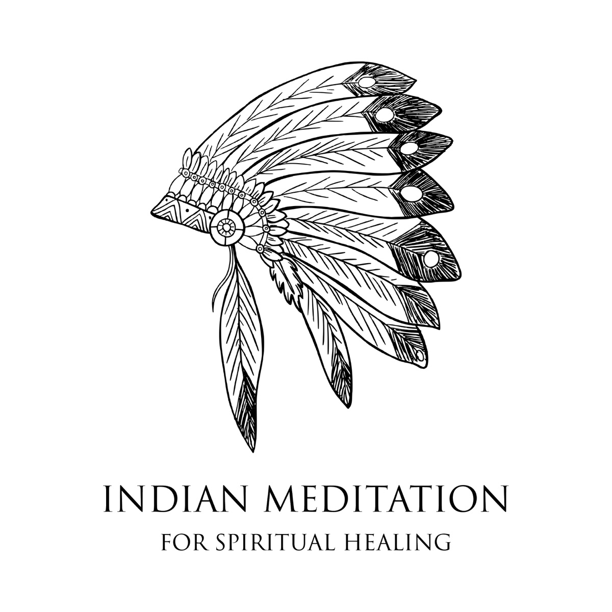 Indian Meditation for Spiritual Healing by Native American Music Consort & Shamanic Drumming World album cover