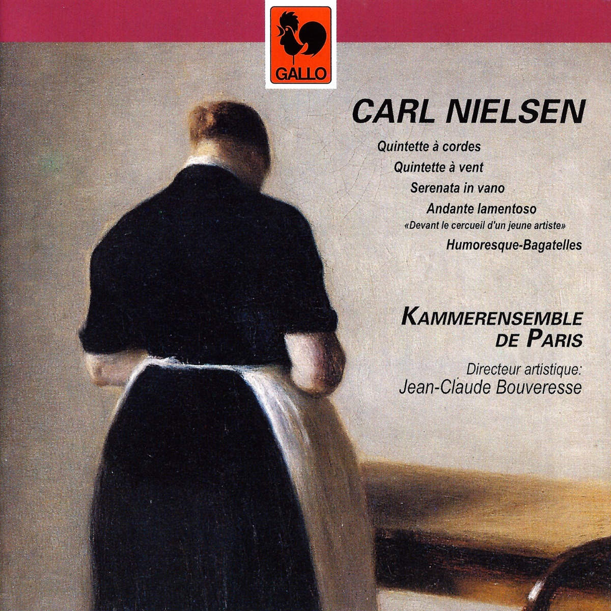 Carl Nielsen: Chamber Music by Jean-Claude Bouveresse & Kammerensemble de Paris album cover