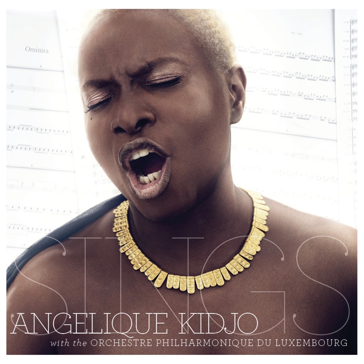 Sings by Angélique Kidjo & Luxembourg Philharmonic Orchestra album cover