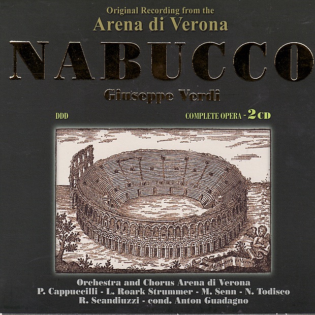 Verdi: Nabucco by Anton Guadagno & Arena Di Verona album cover