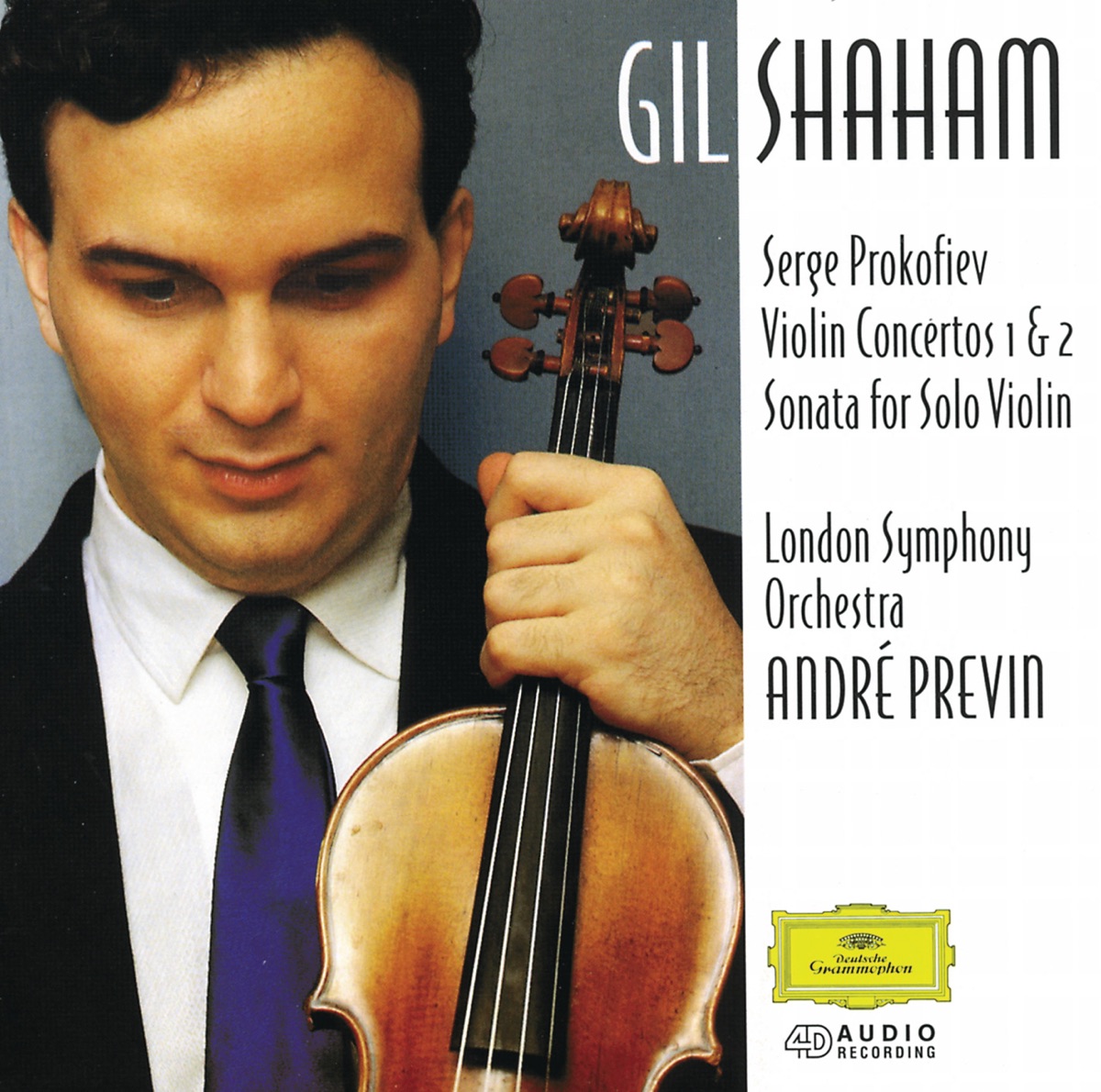 Prokofiev: Violin Concerto No. 1 & 2 by Gil Shaham, André Previn & London Symphony Orchestra album cover
