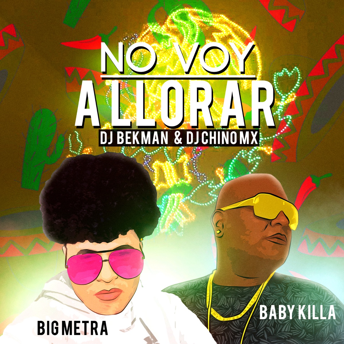 No Voy a Llorar - Single by Dj Bekman, Big Metra, Baby Killa & Dj Chino Mx album cover