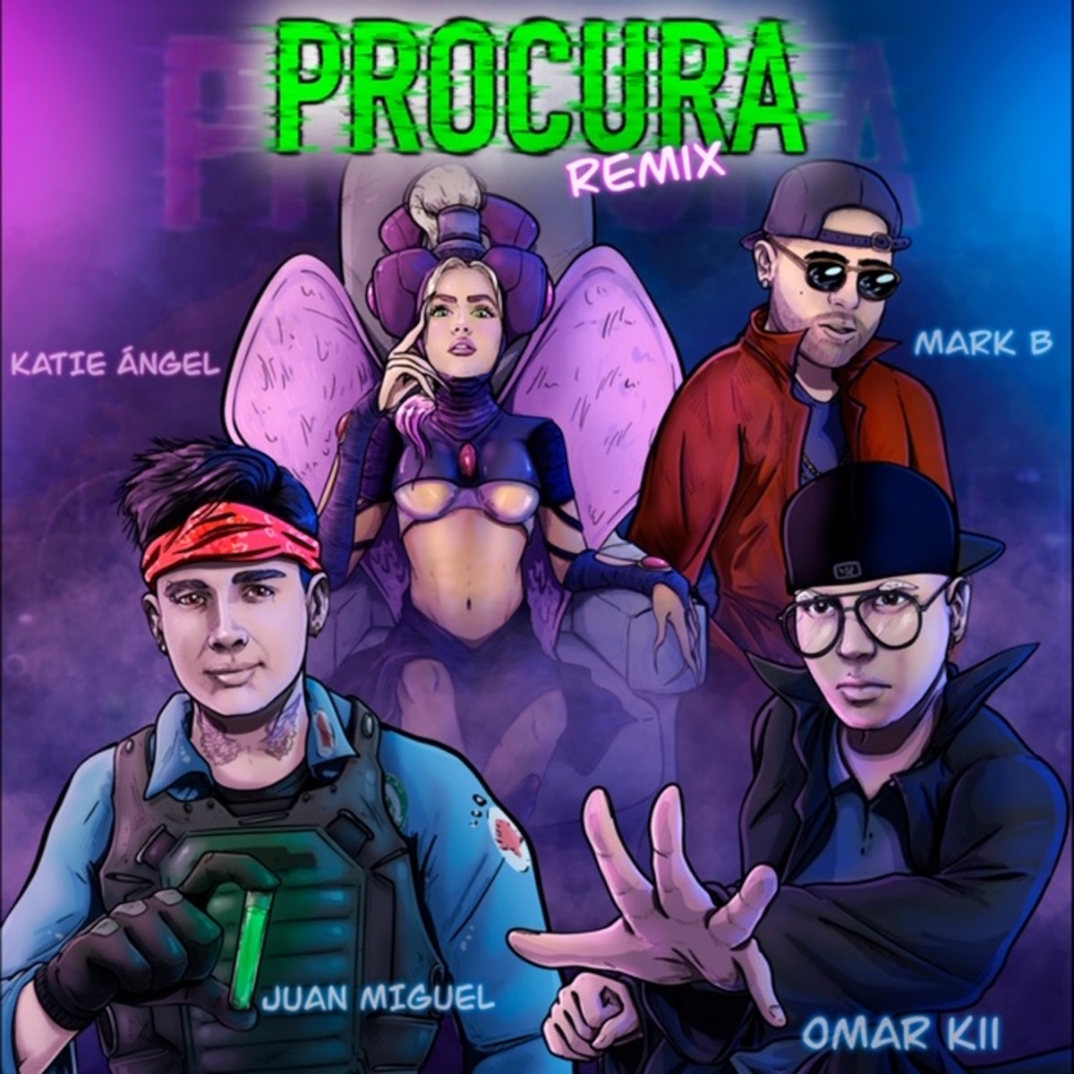 Procura (Remix) [feat. Katie Angel] - Single by Omar K11, Juan Miguel & Mark B. album cover