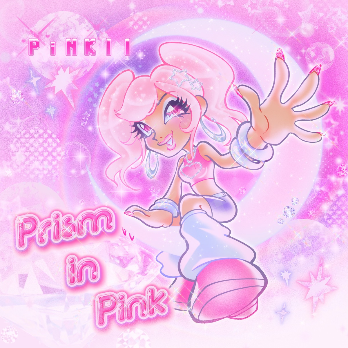 Prism in Pink by Pinkii album cover
