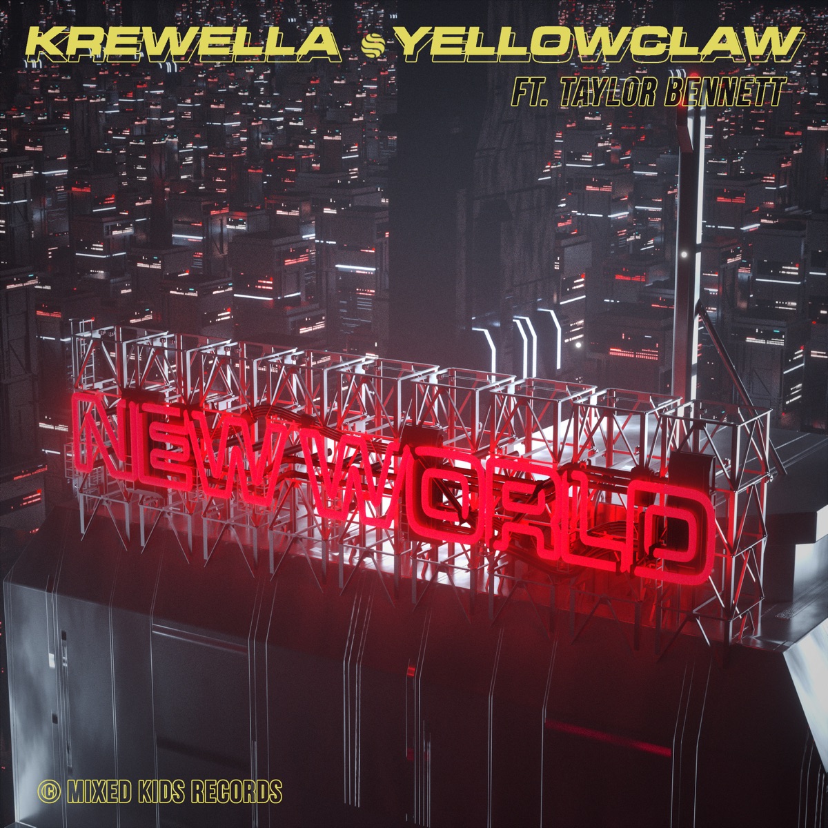 New World (feat. Taylor Bennett) - Single by Krewella & Yellow Claw album cover