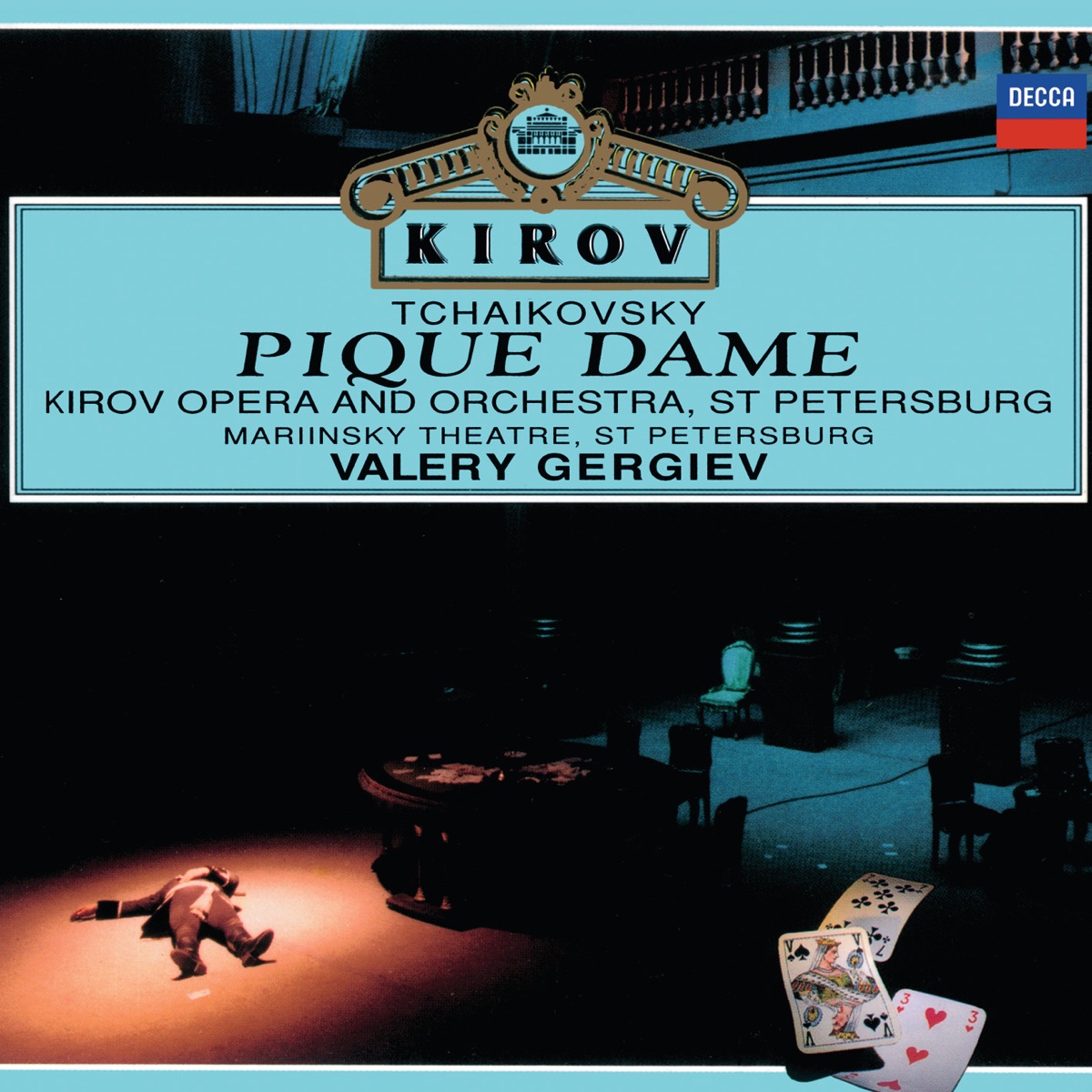 Tchaikovsky: Pique Dame by Gegam Grigorian, Maria Gulegina, Nikolai Putilin, Olga Borodina, St. Petersburg Chorus of the Kirov Opera, St. Petersburg Orchestra of the Kirov Opera & Valery Gergiev album cover
