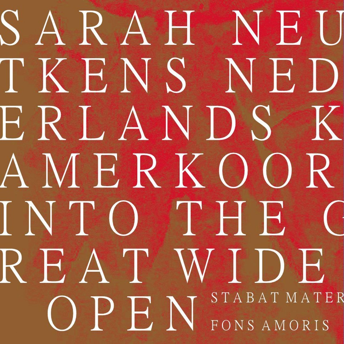 Into the Great Wide Open - Single by Sarah Neutkens & Netherlands Chamber Choir album cover