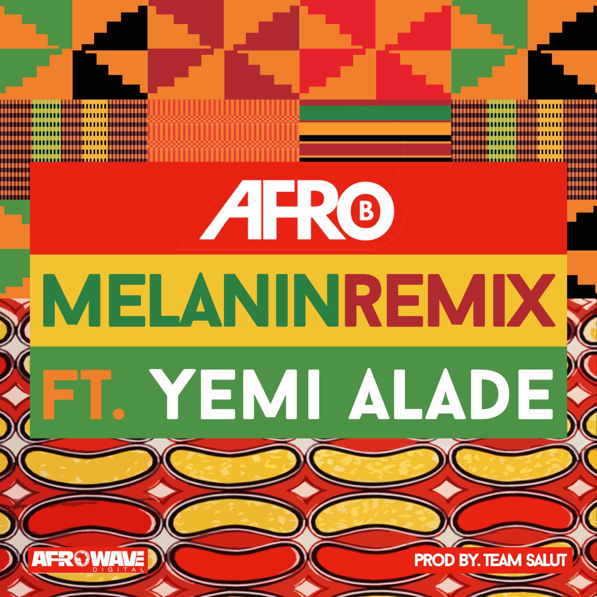 Melanin (Remix) - Single by Afro B & Yemi Alade album cover