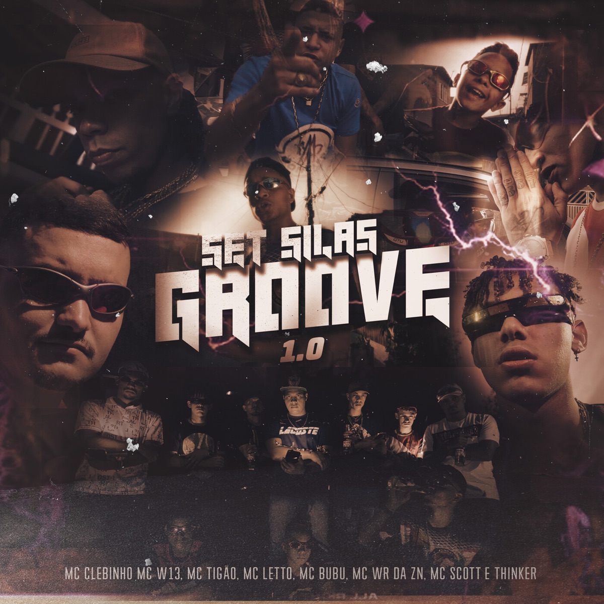 Set Silas Groove 1.0 (feat. Thinker) - Single by MC Clebinho, Mc W13, Mc Tigão, MC Letto, MC Bubu, MC WR Da Zn, M.C. Scott & Silas Groove album cover