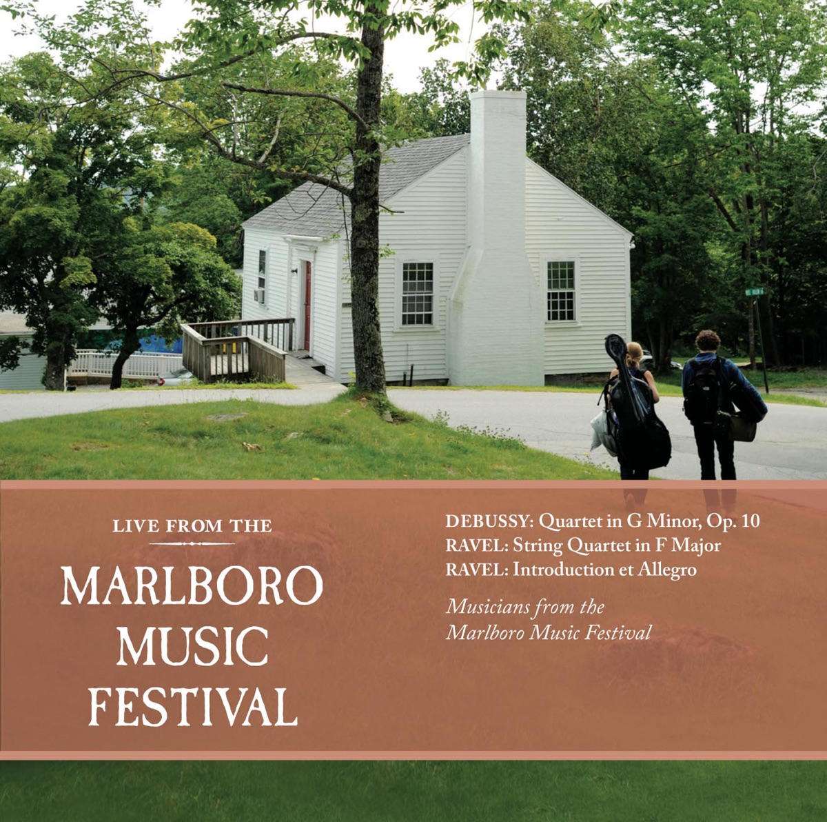 Live from the Marlboro Music Festival - Ravel & Debussy by Joseph Lin, Richard O'Neill, David Soyer, Judy Kang, Marie-Elisabeth Hecker, Moran Katz, Joshua Smith, Benjamin Beilman, Sivan Magen, Luke Fleming, Soovin Kim, Jessica Lee, Soo Bae & Jonathan Vinocour album cover