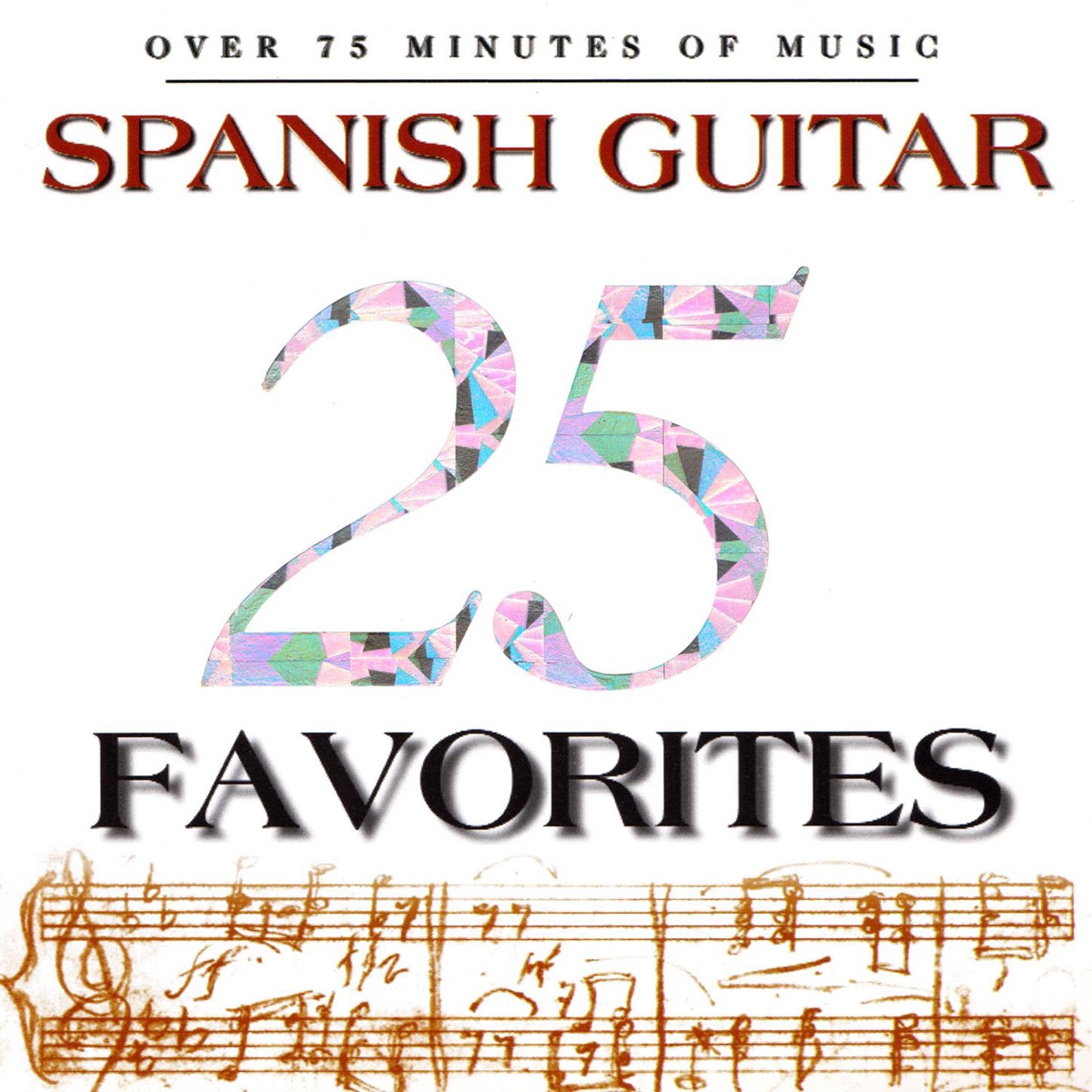 25 Spanish Guitar Favorites by Manuel Barrueco, Konrad Ragossnig & Walter Feybli album cover