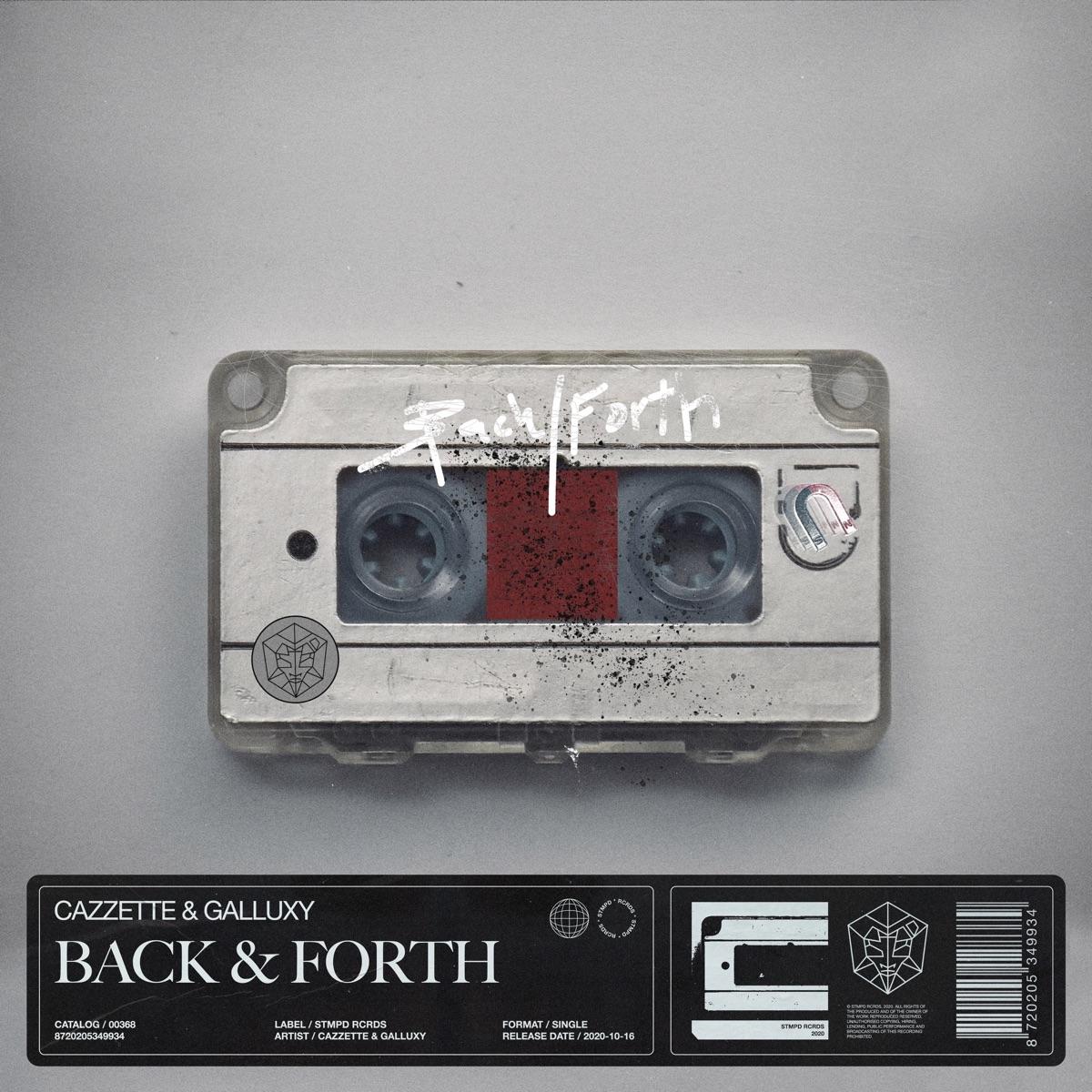 Back & Forth - Single by Cazzette & Galluxy album cover