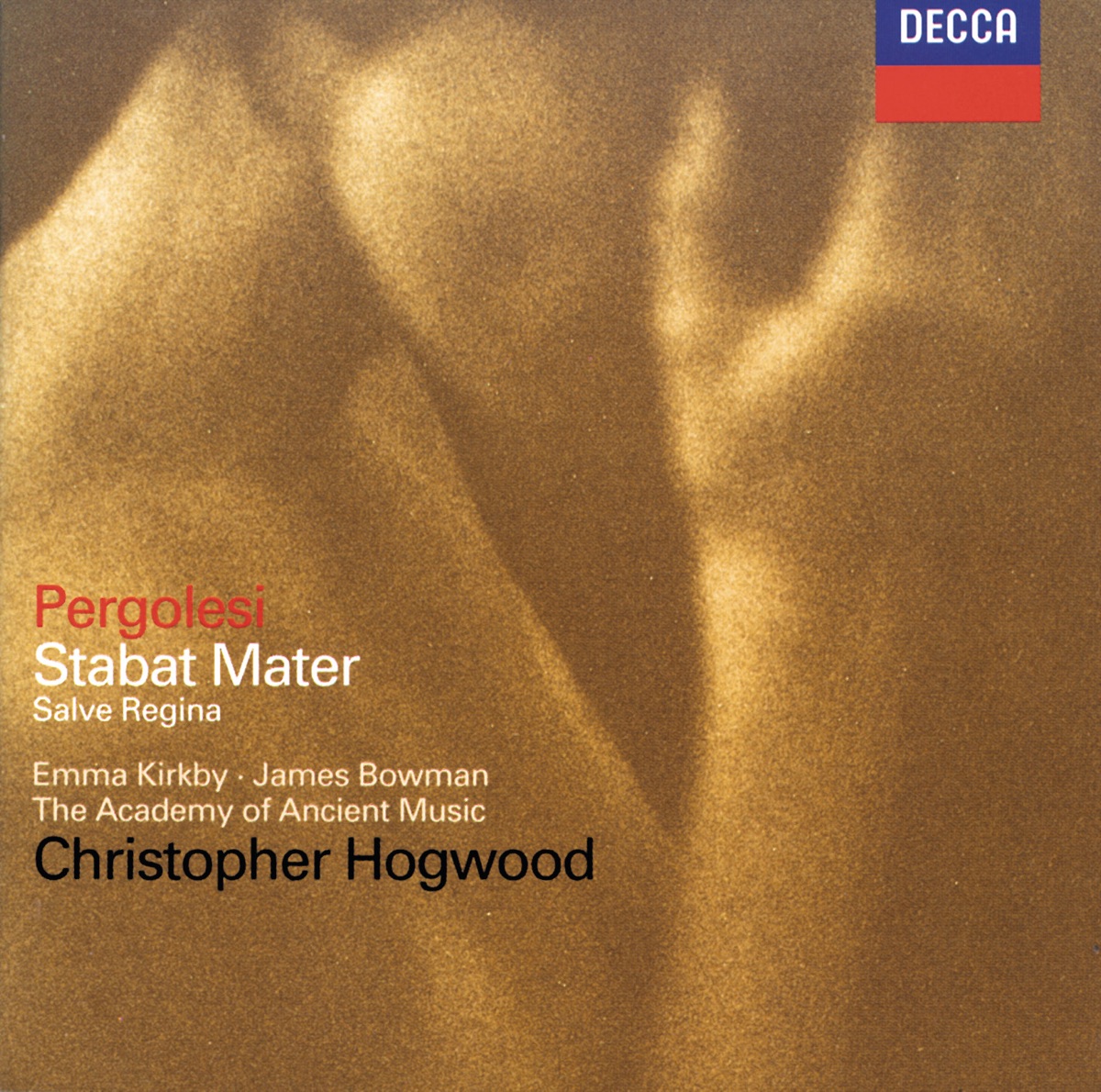 Pergolesi: Stabat Mater by Academy of Ancient Music & Christopher Hogwood album cover