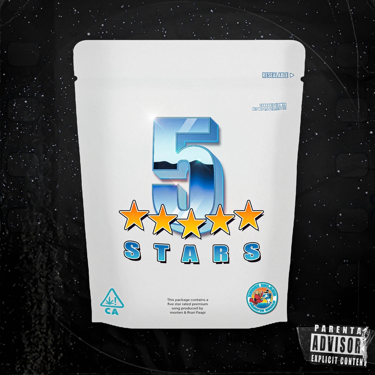5 Stars - Single by morten & Rrari Paapi album cover