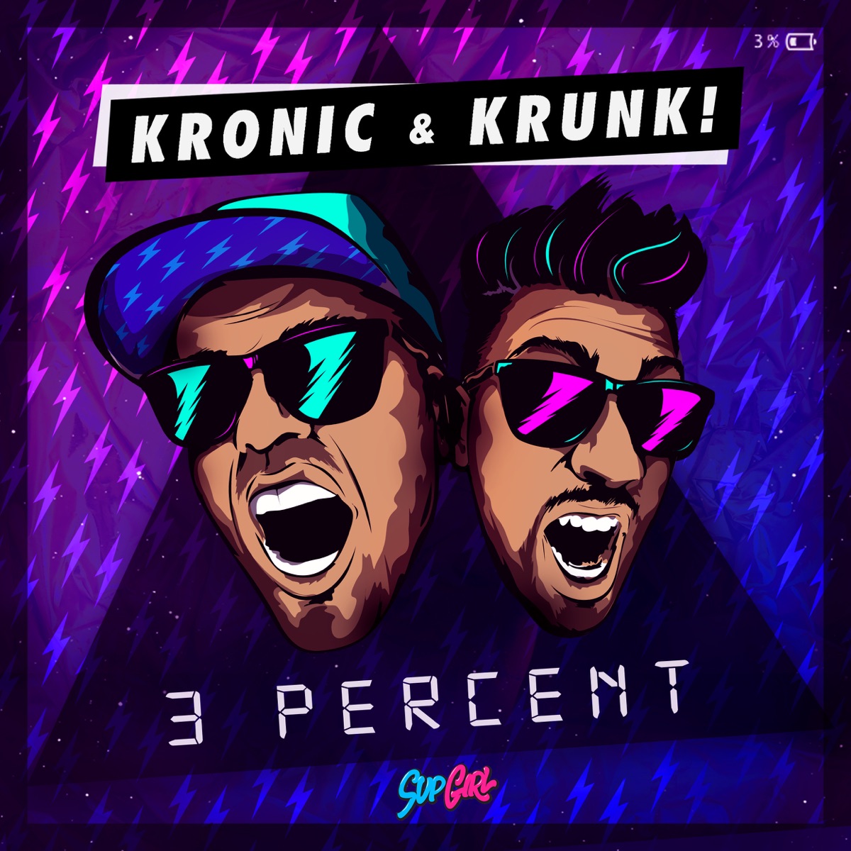 3 Percent - Single by Kronic & Krunk! album cover