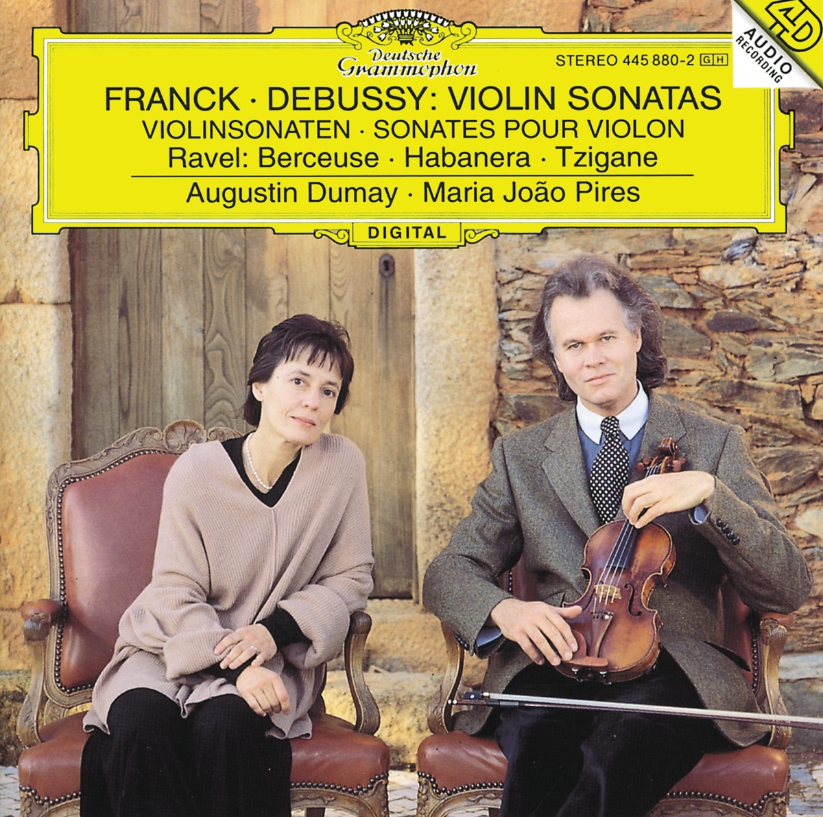 Franck & Debussy: Violin Sonatas by Augustin Dumay & Maria Joao Pires album cover