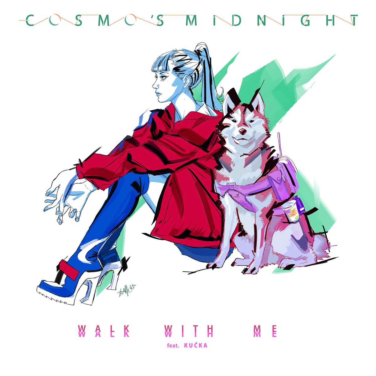 Walk with Me (feat. Kučka) - Single by Cosmo's Midnight album cover