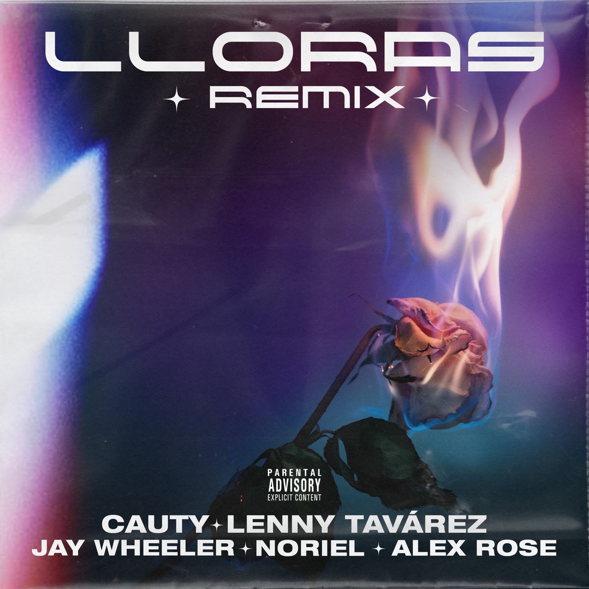 Lloras (feat. Noriel & Alex Rose) [Remix] - Single by Cauty, Lenny Tavárez & Jay Wheeler album cover