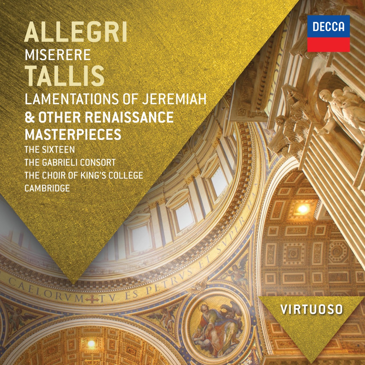 Allegri: Miserere - Tallis: Lamentations of Jeremiah & Other Renaissance Masterpieces by The Sixteen, The Choir of King's College, Cambridge & Gabrieli Consort & Players album cover