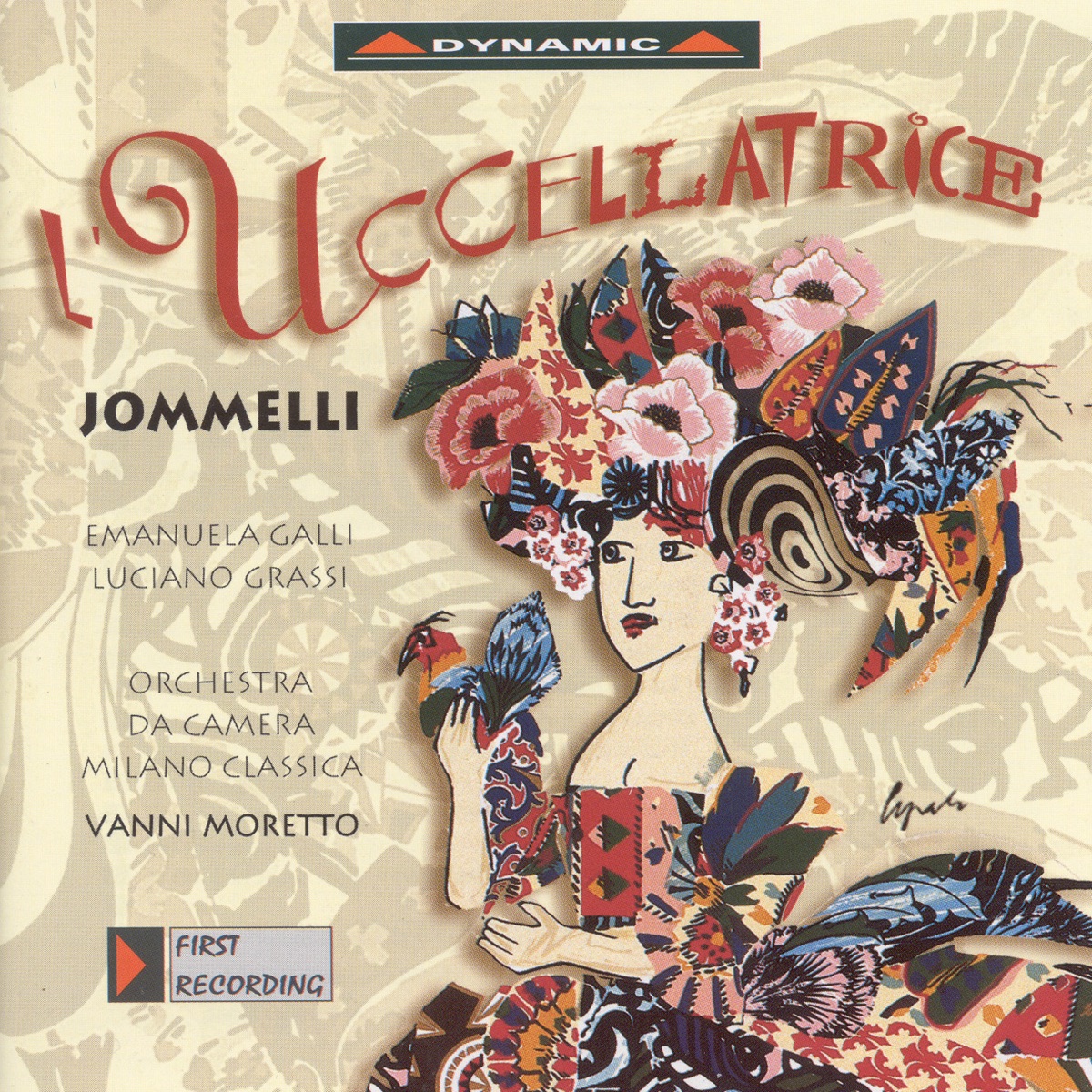 Jommelli: L'uccellatrice (The Bird Catcher) by Milan Classical Chamber Orchestra, Luciano Grassi, Emanuela Galli & Moretto Vanni album cover