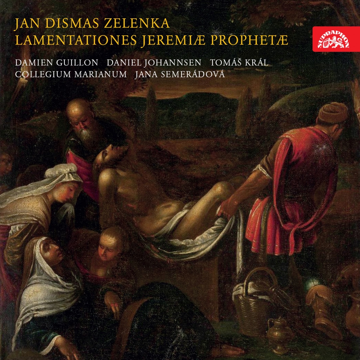 Zelenka: The Lamentations of Jeremiah The Prophet by Tomáš Král, Damien Guillon, Daniel Johannsen & Collegium Marianum album cover