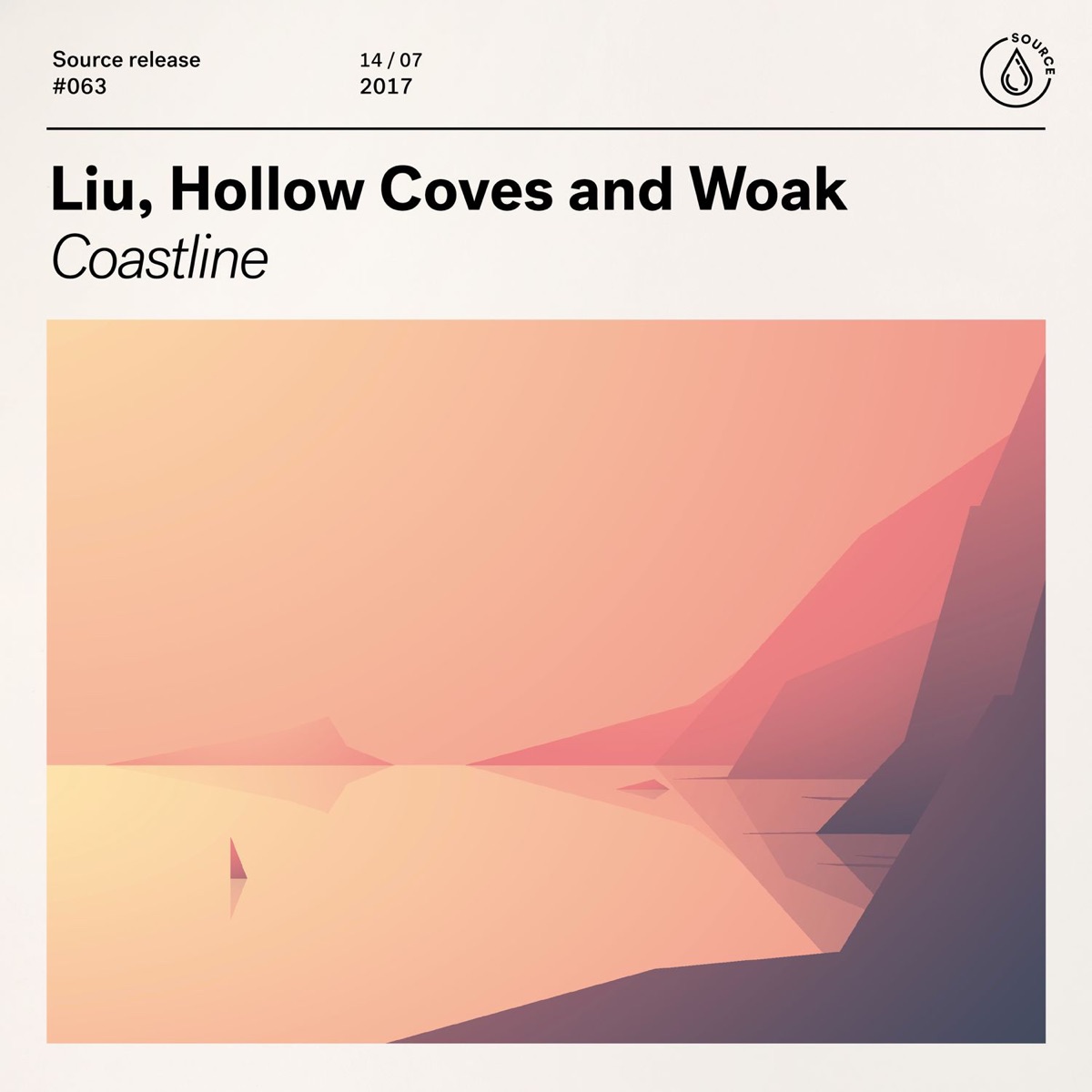 Coastline (feat. Hollow Coves) - Single by Liu & WOAK album cover