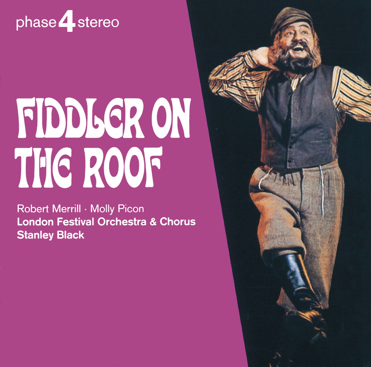 Fiddler On the Roof by Robert Merrill, Fiddler on the Roof & London Festival Orchestra album cover