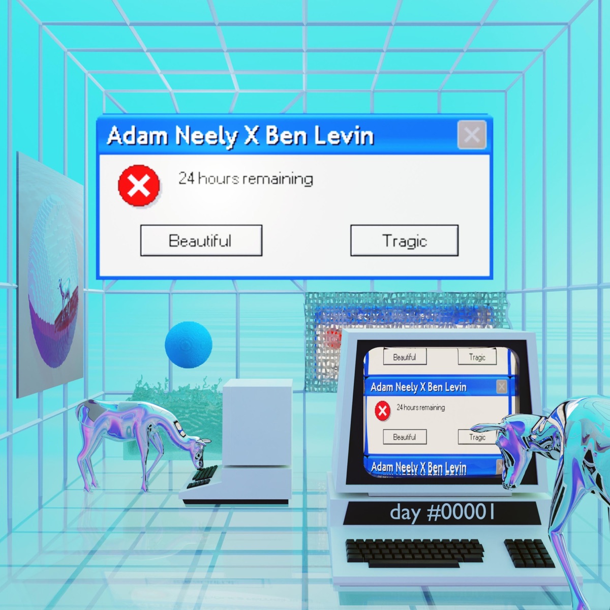 Beautiful and Tragic by Adam Neely & Ben Levin album cover