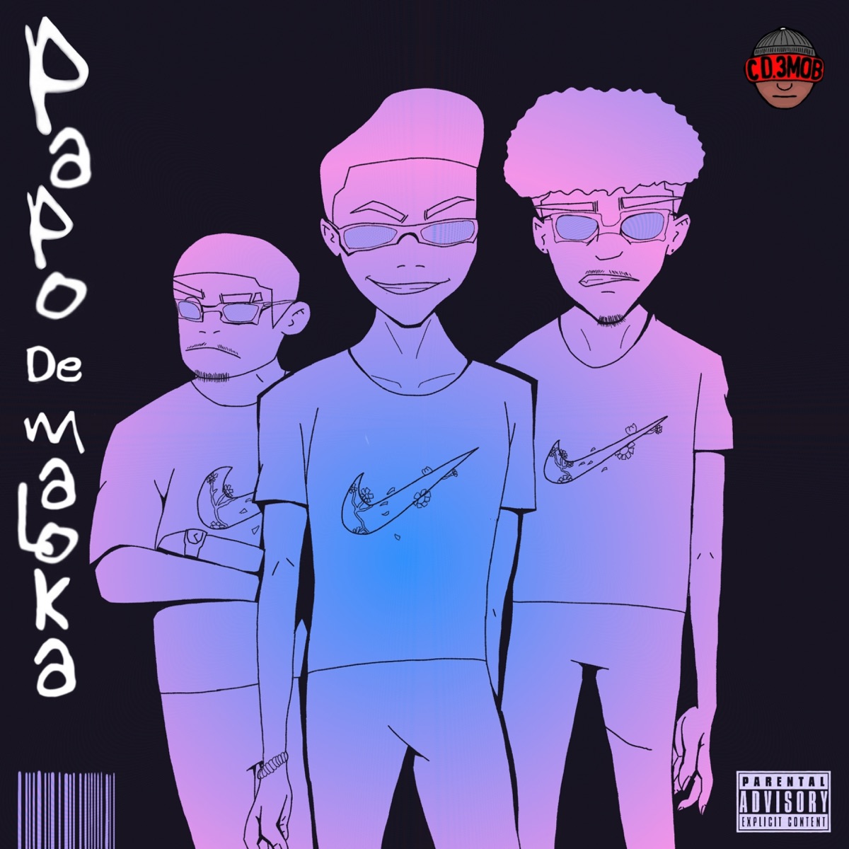 Papo de Maloka (feat. CD Jazz & CD Kira) - Single by MXNDXS album cover