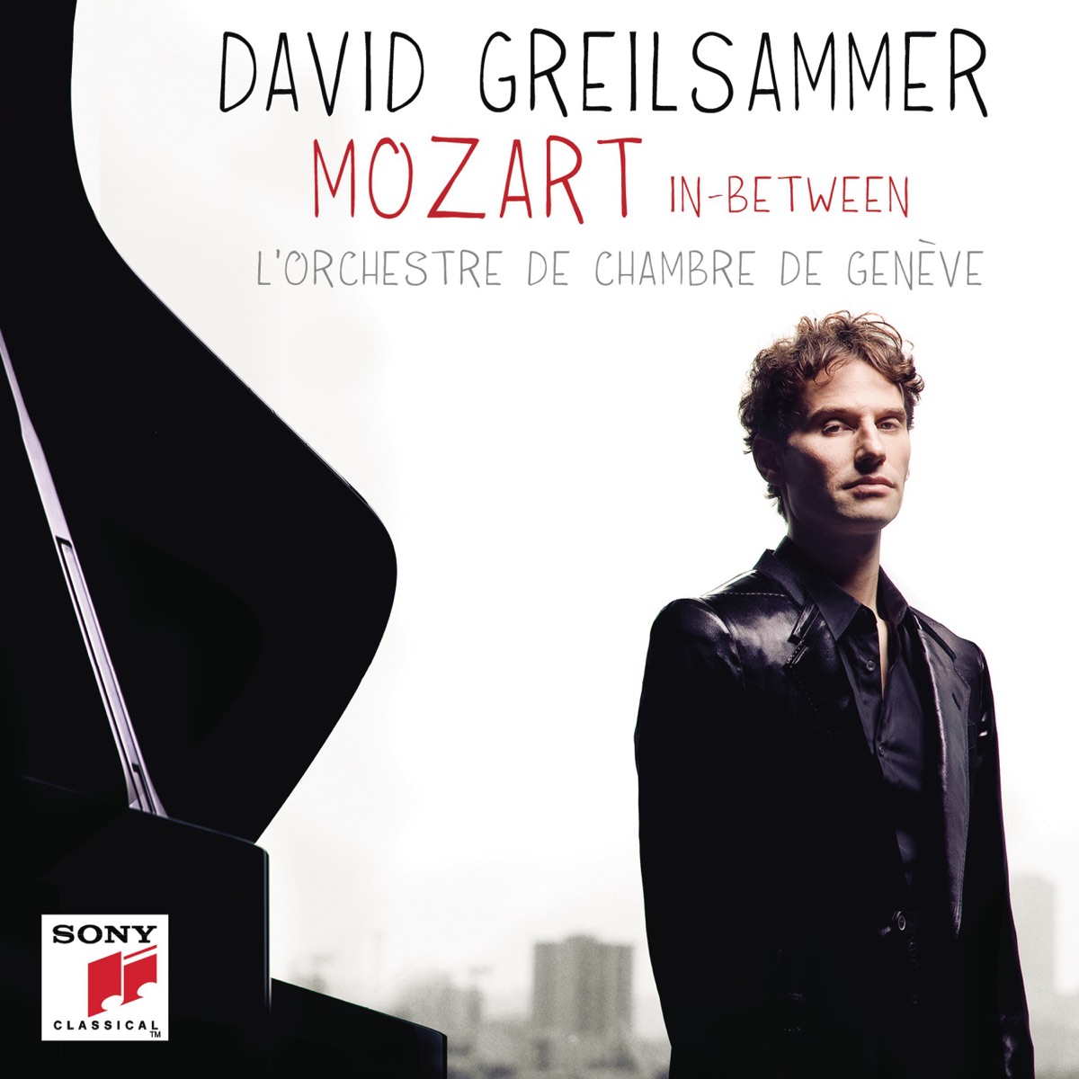 Mozart: In-Between by David Greilsammer, Orchestre de Chambre de Genève & Lawrence Zazzo album cover