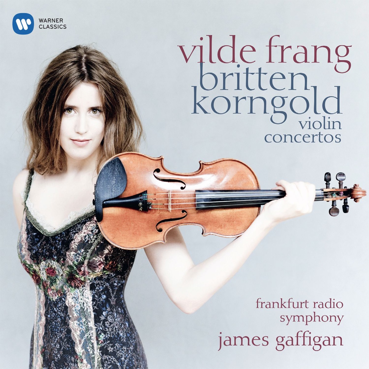 Korngold & Britten: Violin Concertos by Vilde Frang, Frankfurt Radio Symphony & James Gaffigan album cover