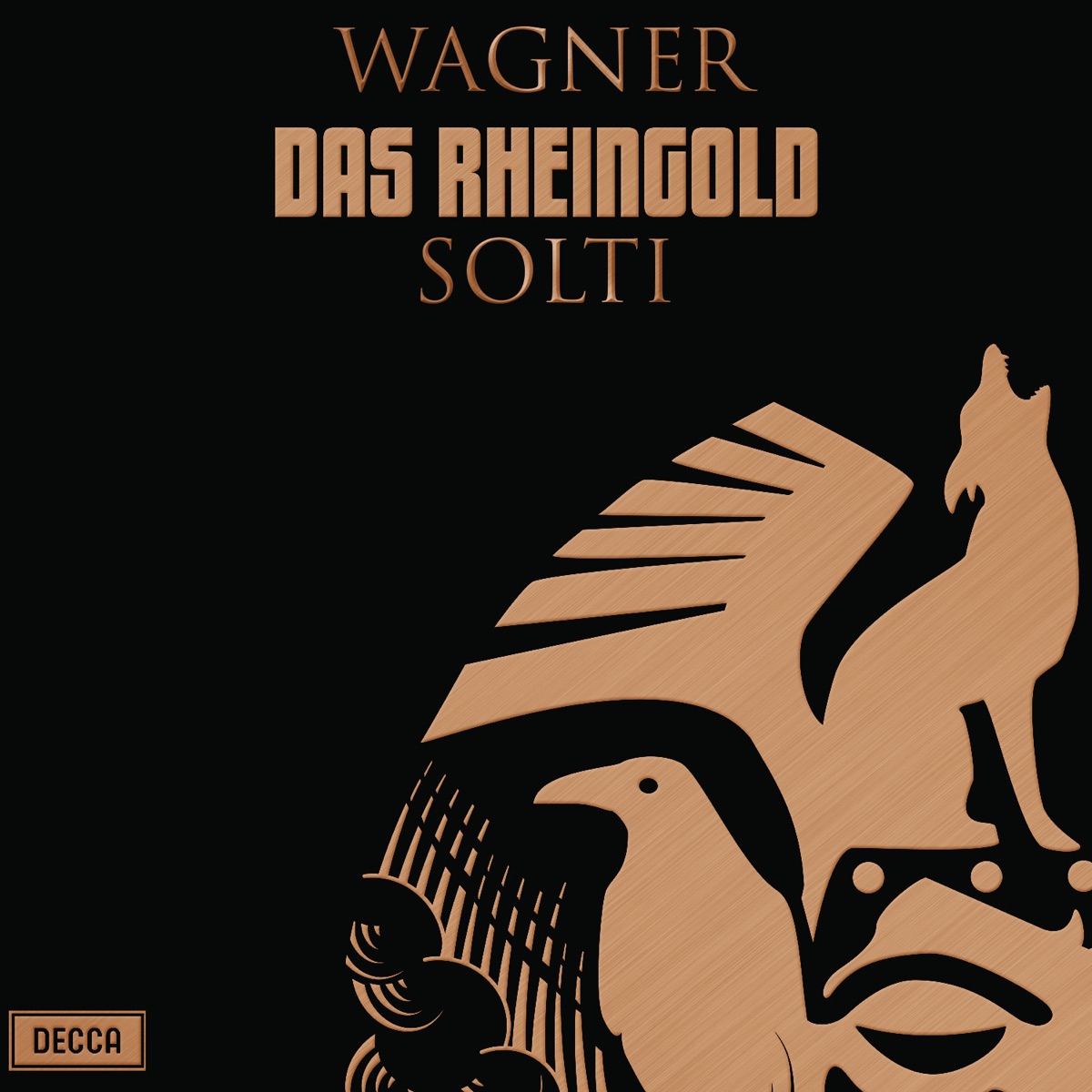 Wagner: Das Rheingold, WWV 86A by Sir Georg Solti, Vienna Philharmonic, Kirsten Flagstad, George London, Gustav Neidlinger & Set Svanholm album cover