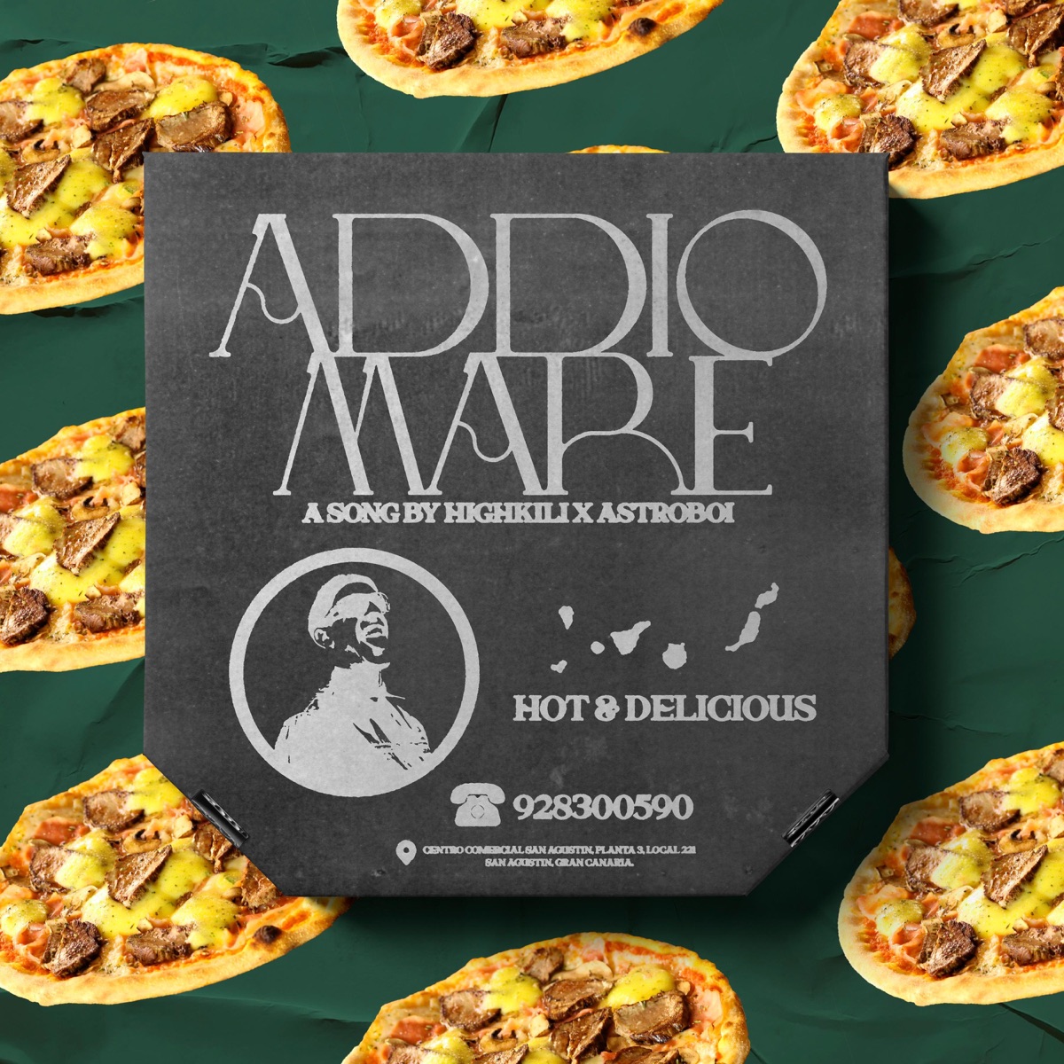 Addio Mare (feat. Astroboi) - Single by HIGHKILI album cover