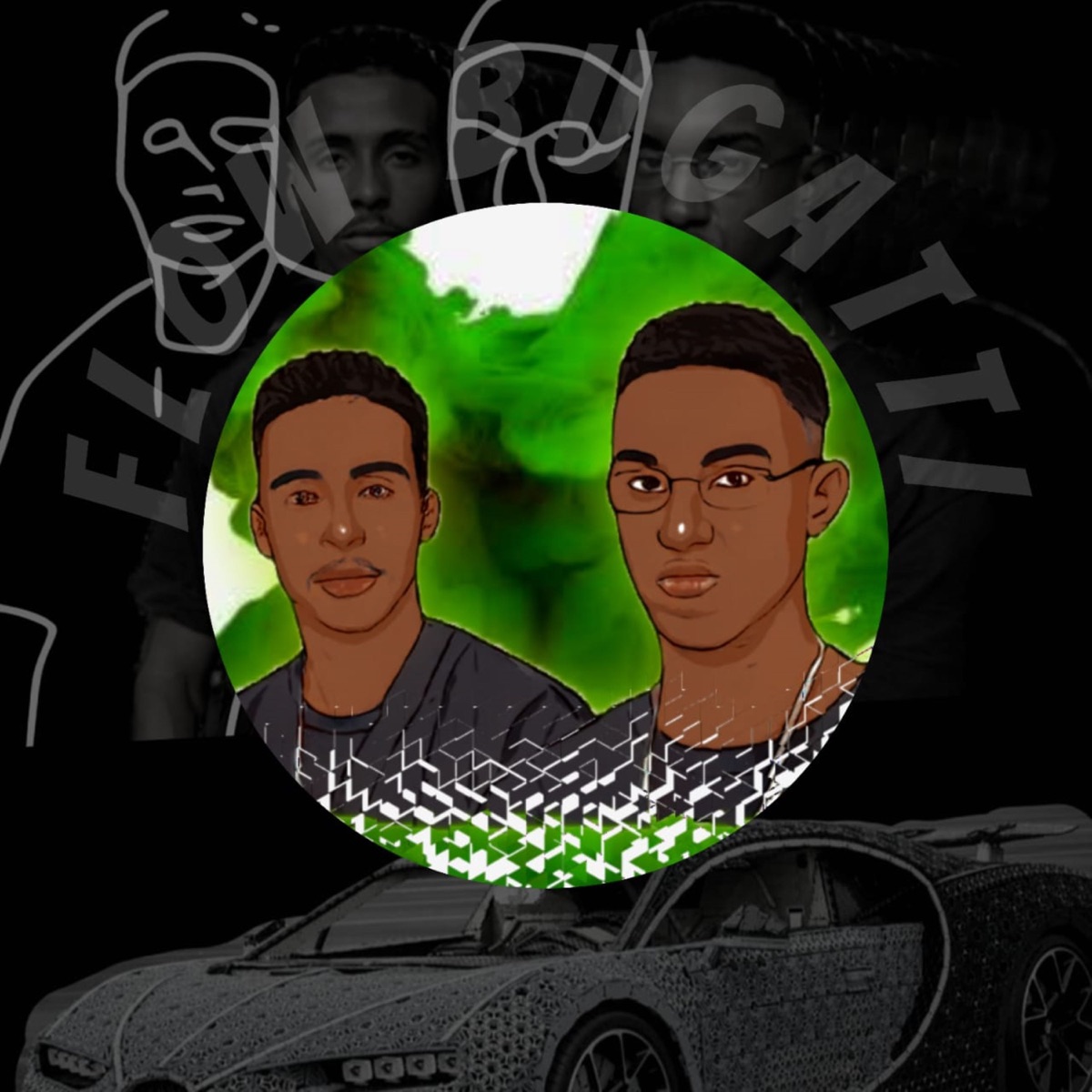 Flow Bugatti (feat. Gl Vert) - Single by Agagê album cover