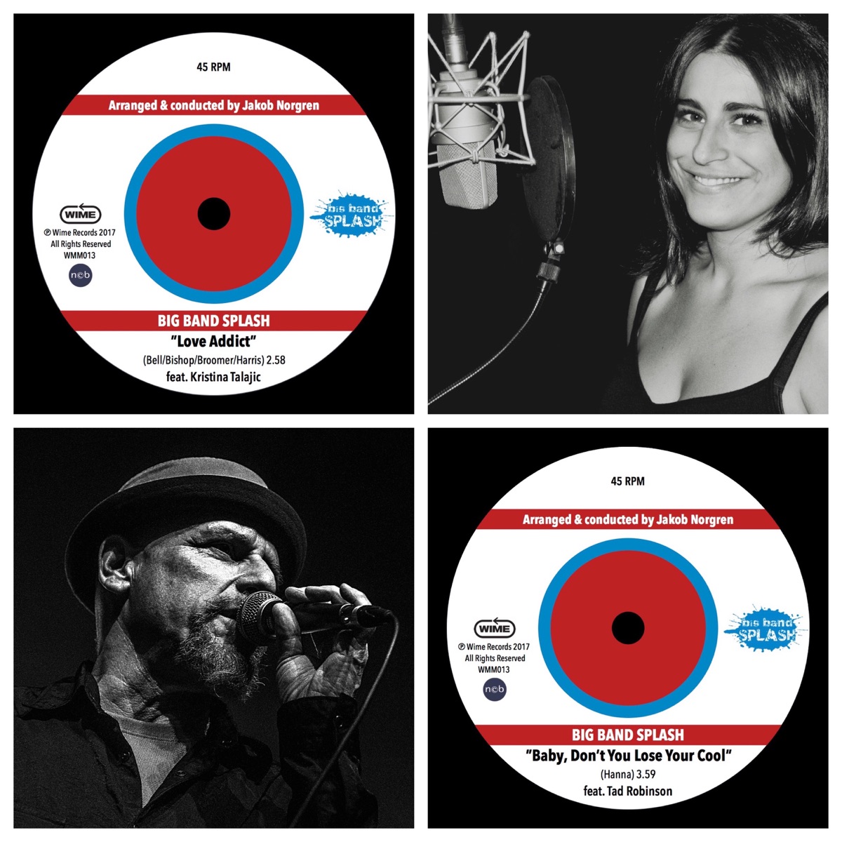 7 Inch – No. 1 - Single by Big Band Splash & Jakob Norgren album cover