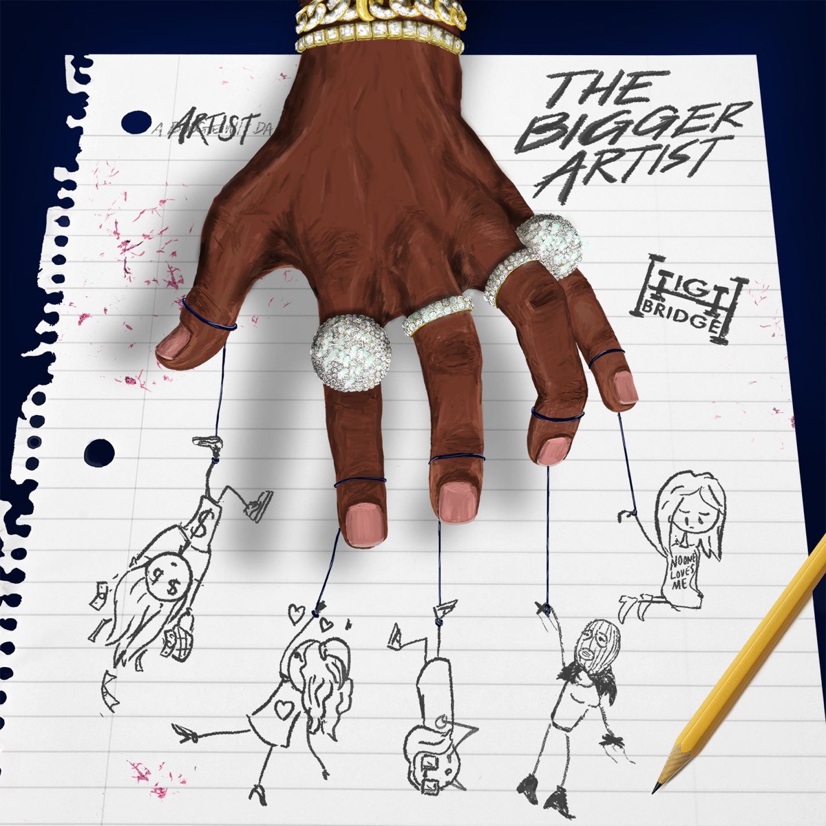 The Bigger Artist by A Boogie wit da Hoodie album cover artwork