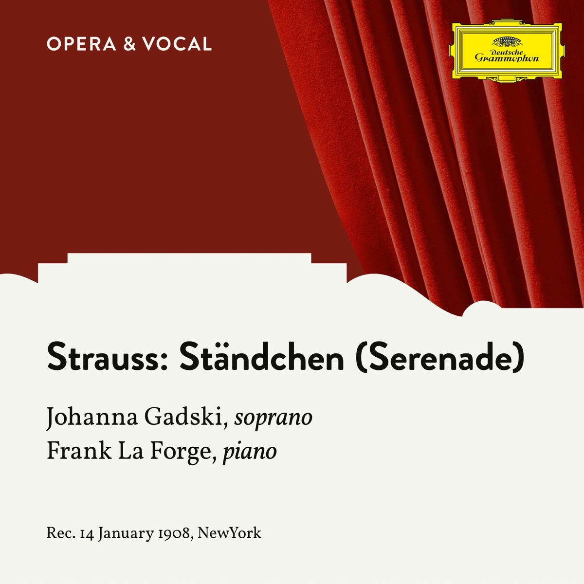 Strauss: 2. Ständchen (Serenade) - Single by Johanna Gadski & Frank La Forge album cover