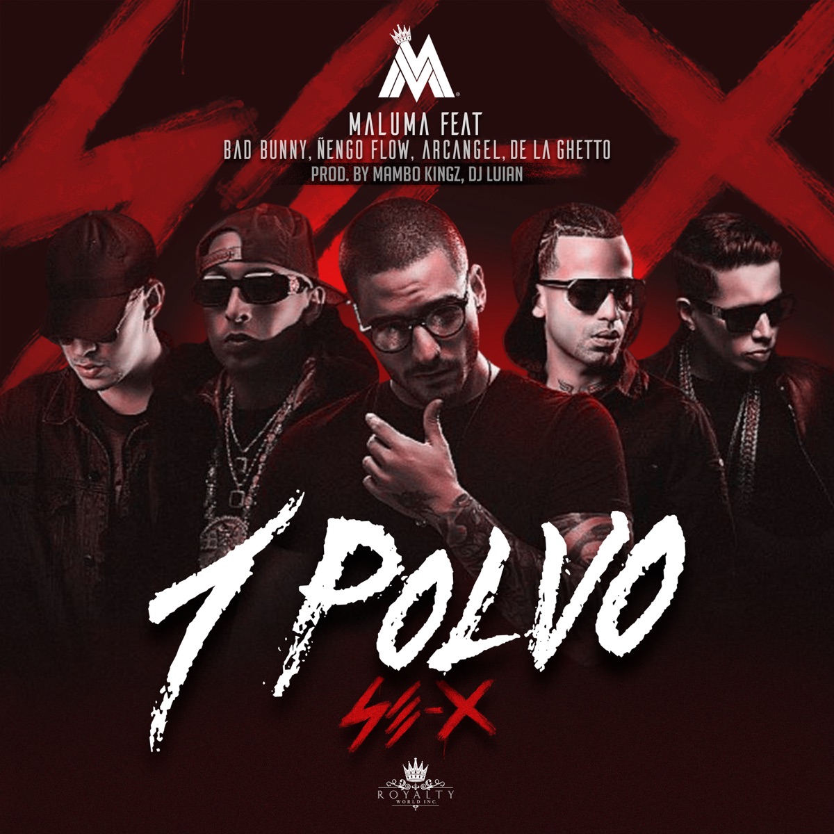 Un Polvo (feat. Bad Bunny, Arcángel, Ñengo Flow & De La Ghetto) - Single by Maluma album cover