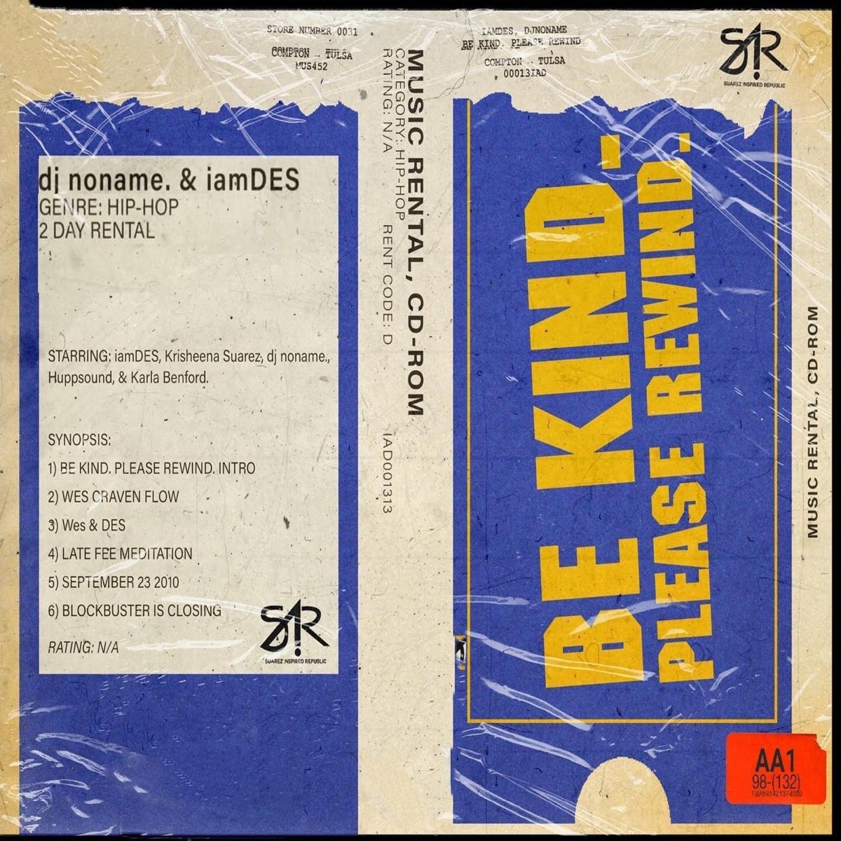 Be Kind. Please Rewind. - EP by iamDES & DJ Noname. album cover