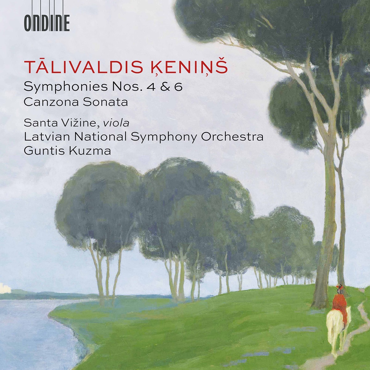Ķeniņš: Orchestral Works by Santa Vižine, Latvian National Symphony Orchestra & Guntis Kuzma album cover
