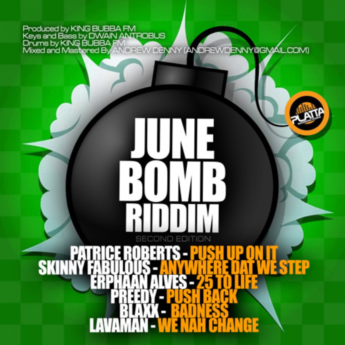 June Bomb Riddim Second Edition - EP by King Bubba FM album cover