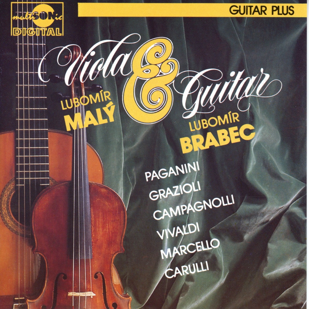 Viola and Guitar Italian Music (Guitar Plus) by Lubomír Malý & Lubomír Brabec album cover