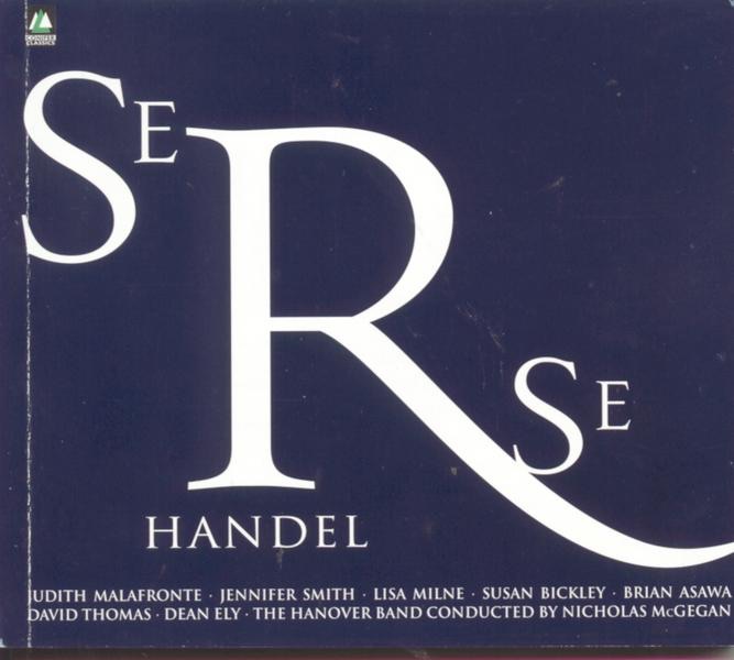 Handel: Serse, HWV 40 by Nicholas McGegan, Hanover Band & Judith Malafronte album cover