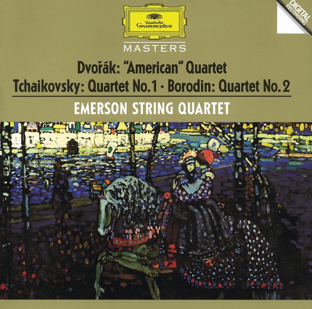 Dvorák, Tchaikovsky & Borodin: String Quartets by Emerson String Quartet album cover