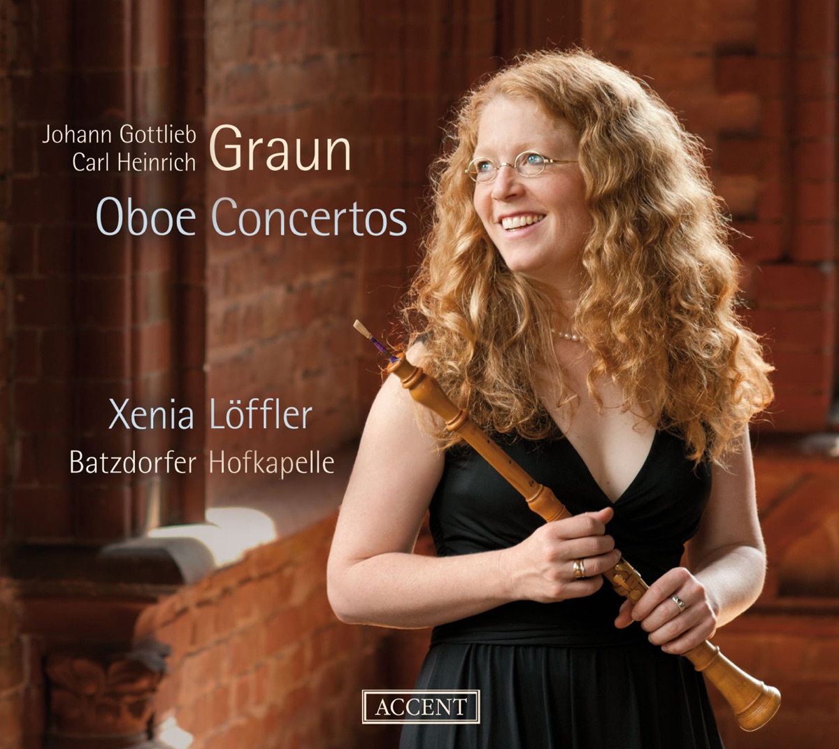 Graun: Oboe Concertos by Xenia Löffler & Batzdorfer Hofkapelle album cover
